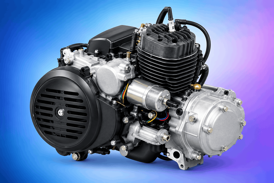2 Stroke 150cc 5-Port Electric Start Vespa Engine – Remanufactured Performance Engine StellerGear