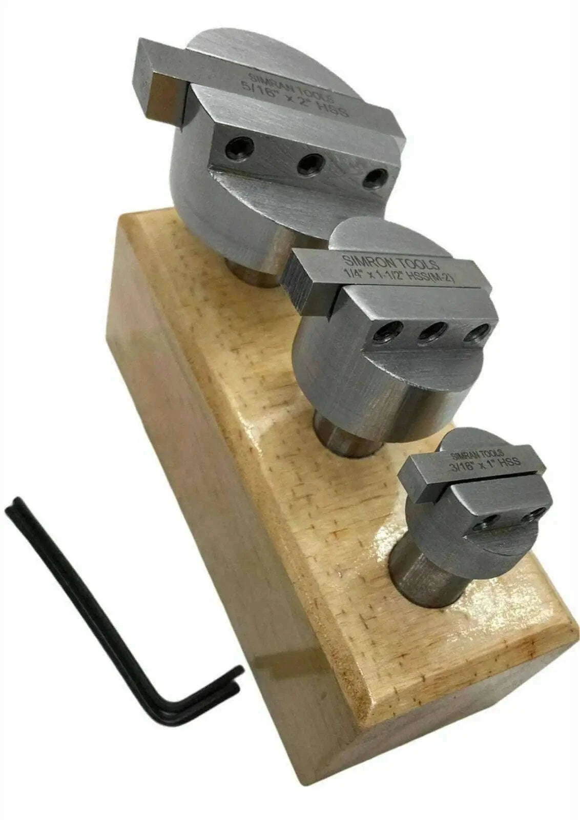 1/2 Shank Fly Cutter with hardened steel milling heads.