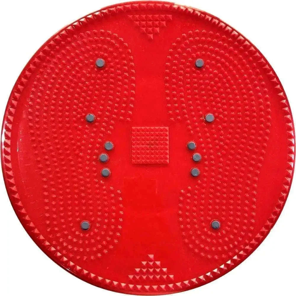 Red acupressure twister exercise machine Big Disc design