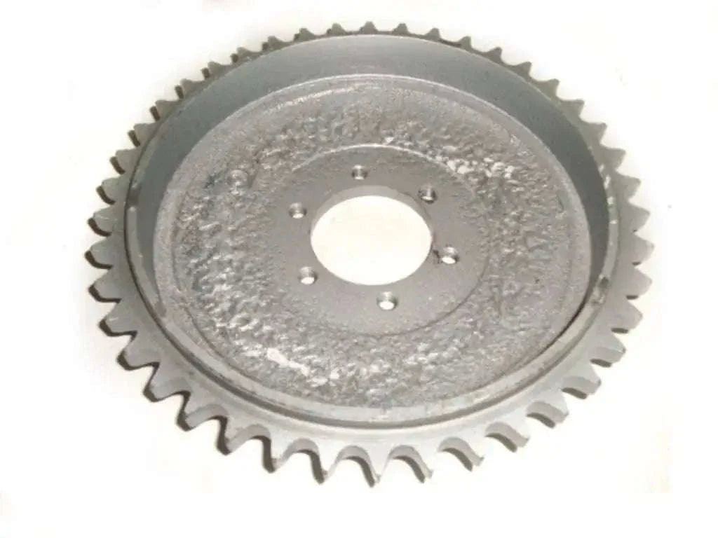 Metal rear sprocket with 42 teeth and 6-bolt mounting holes