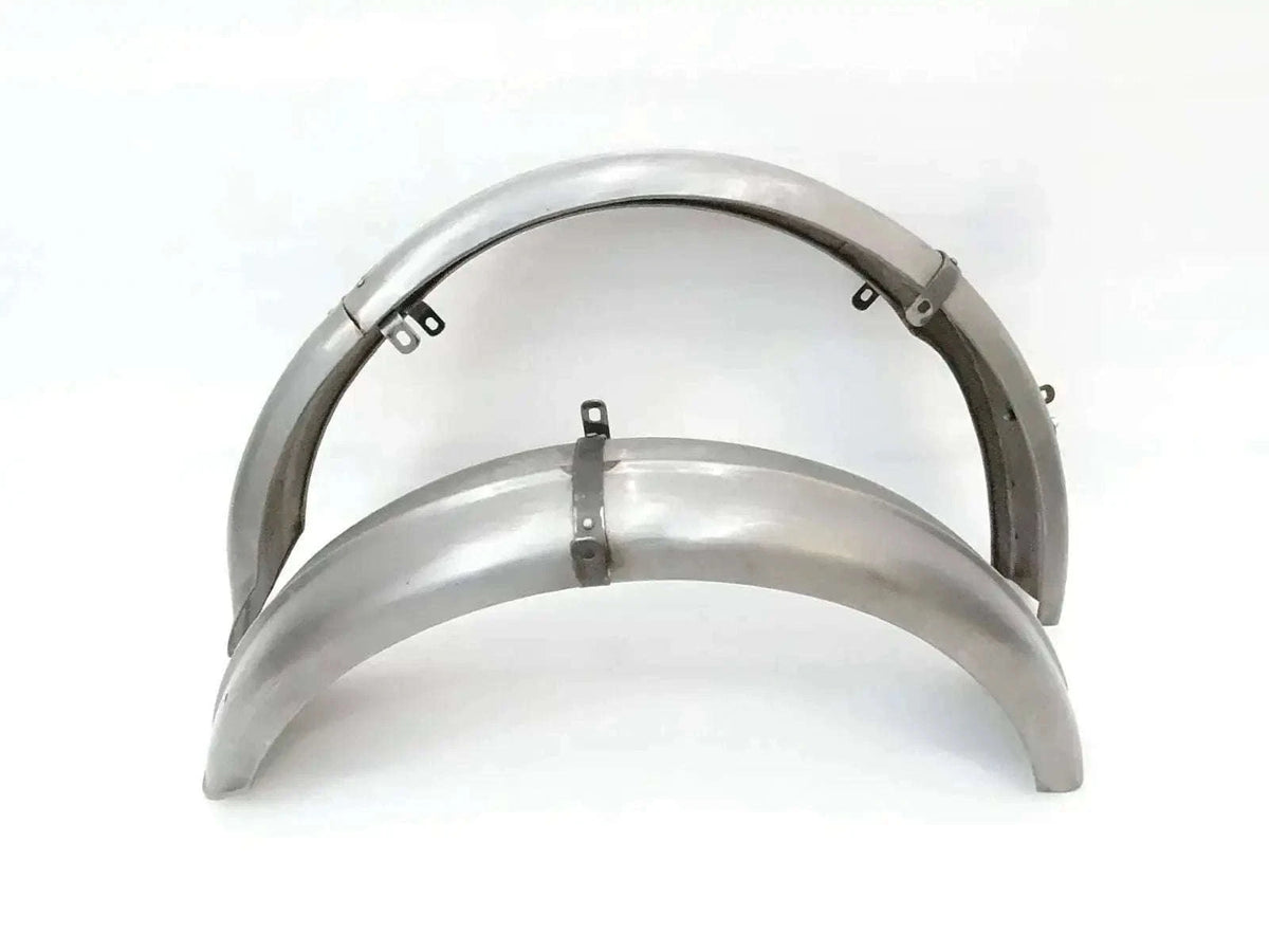 ARIEL RIGID WD 350CC 500CC FRONT & REAR MUDGUARD SET RAW STEEL - StellerGear