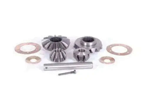Differential gear kit with metal gears, washers, and locating pins