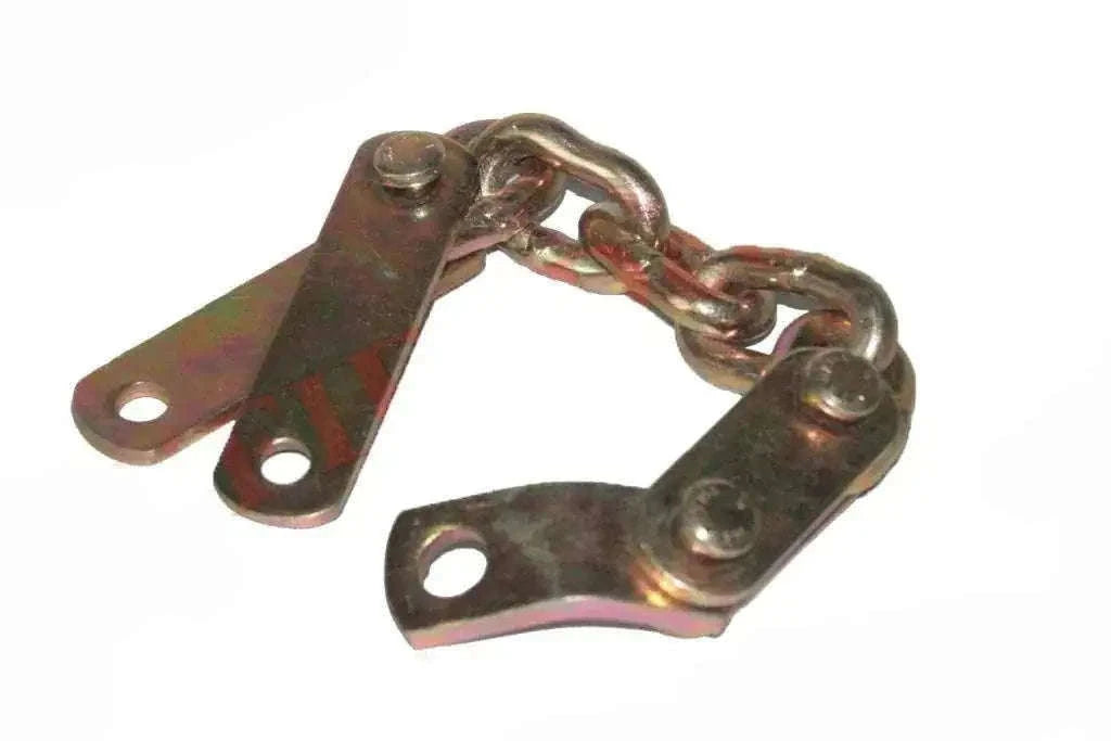 Drawbar check chain assembly compatible with Massey Ferguson tractors