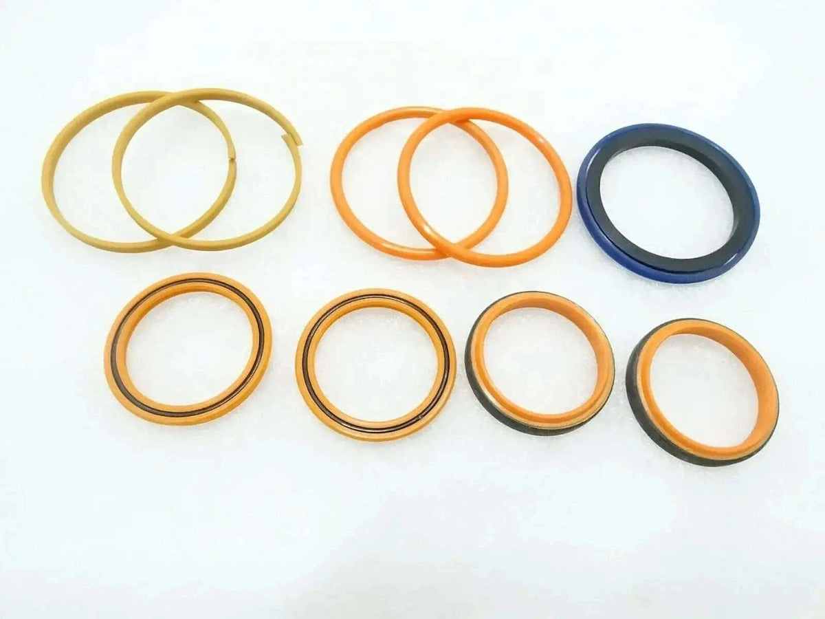 Steering ram seal kit with assorted O-rings and gaskets in mixed colors