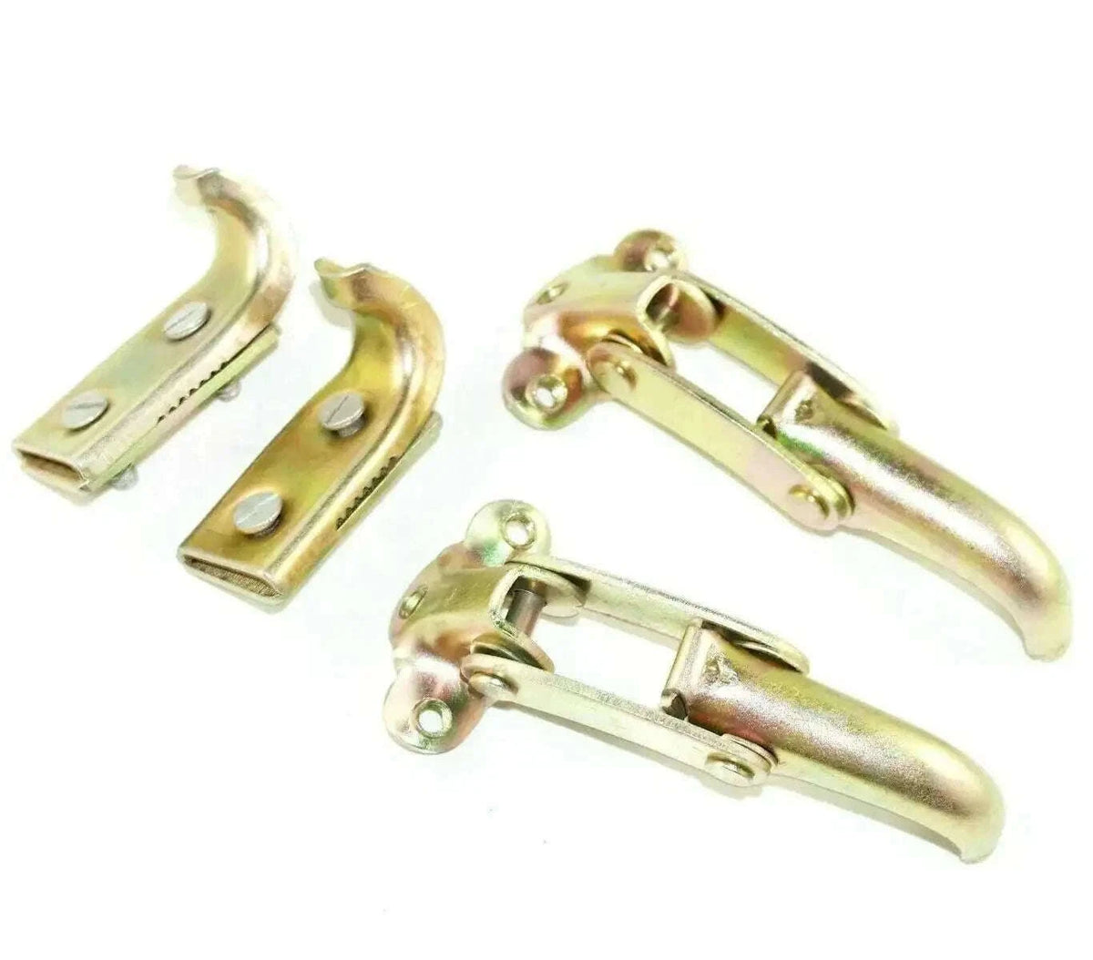 Willys Ford Jeep interior windshield latch kit with metal brackets