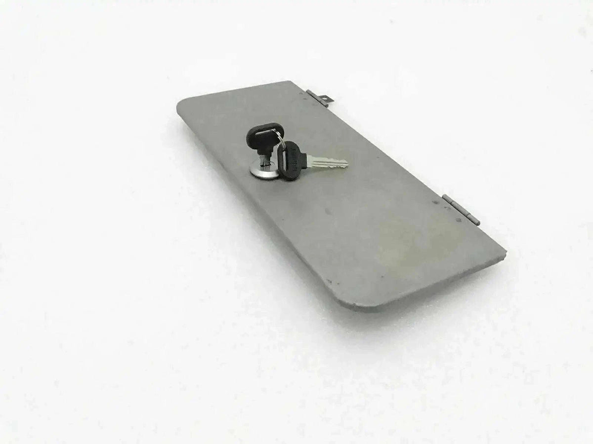 Willys Jeep front windshield vent door with lock mechanism