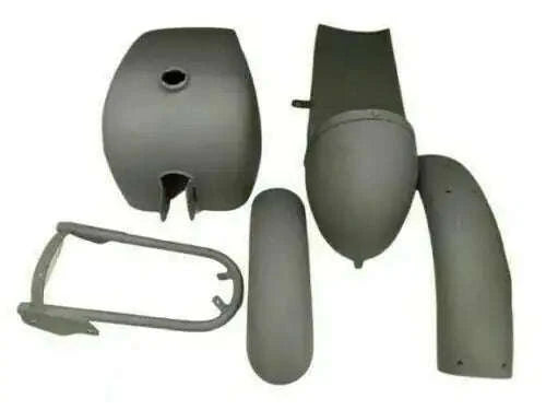 FOR ROYAL ENFIELD CAFE RACER BODY PARTS TANK + SEAT HOOD + FENDER - StellerGear