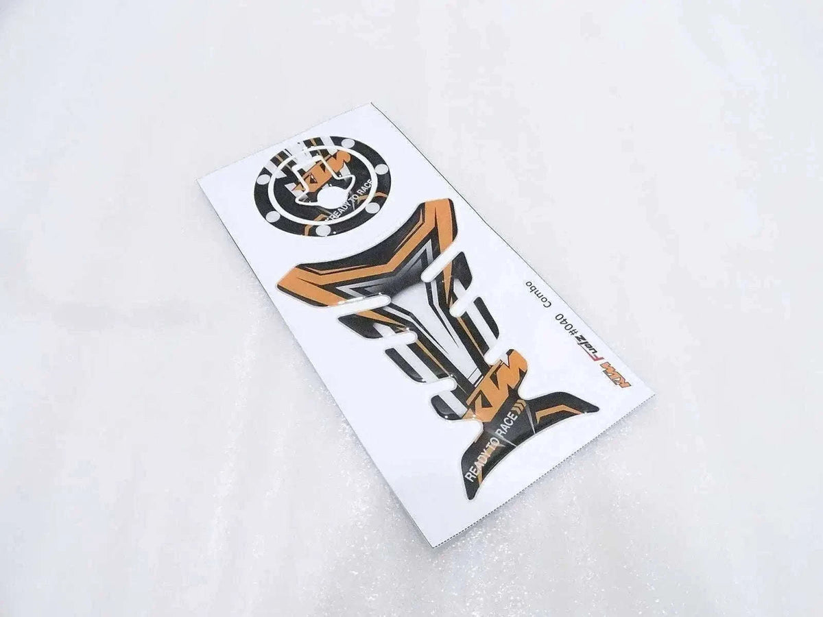 FUEL TANK AND FUEL TANK CAP PROTECTIVE STICKER SUITABLE FOR KTM DUKE 200 300 - StellerGear