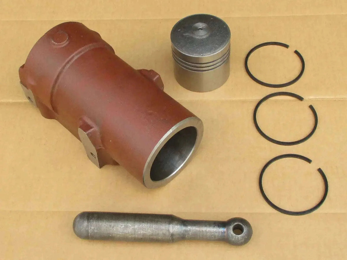 Hydraulic lift pump cylinder assembly for Massey Ferguson models.