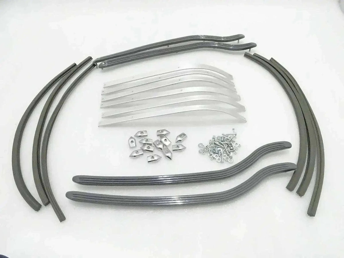 LAMBRETTA LI Floor Runner Kit with Alloy Channels and Rubbers