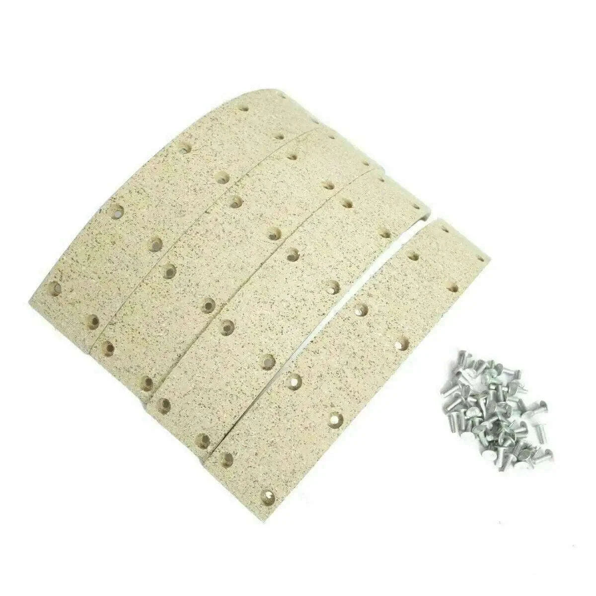 Massey Ferguson Brake Shoe Lining Kit with Rivets for models 35, 35X, 135, 240