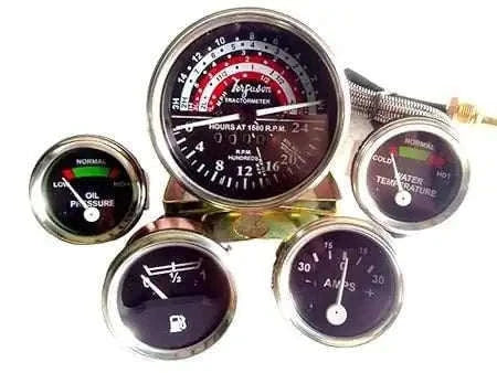 Massey Ferguson Gauge Tachometer Set for MF35 MF50 MF65 Tractors - StellerGear