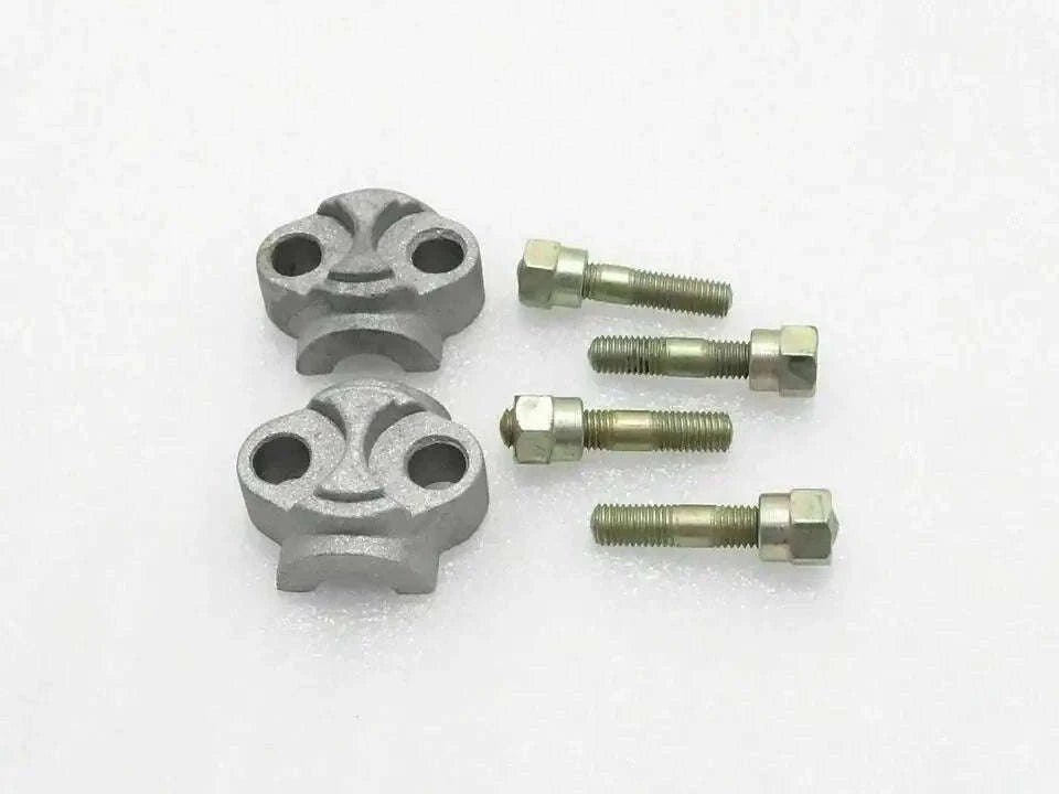 New Brand Royal Enfield Front Fork Lug Caps Studs Fork End Nuts - StellerGear