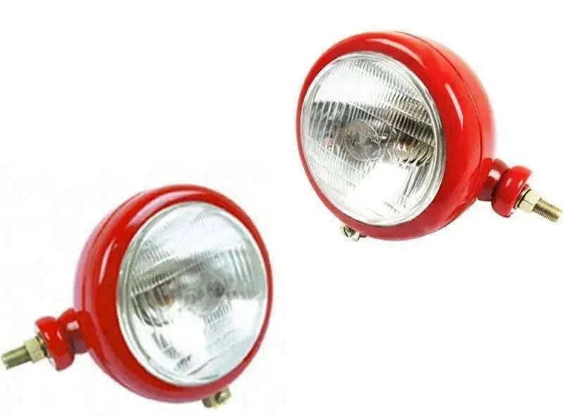 Red headlight for Massey Ferguson MF35 tractor