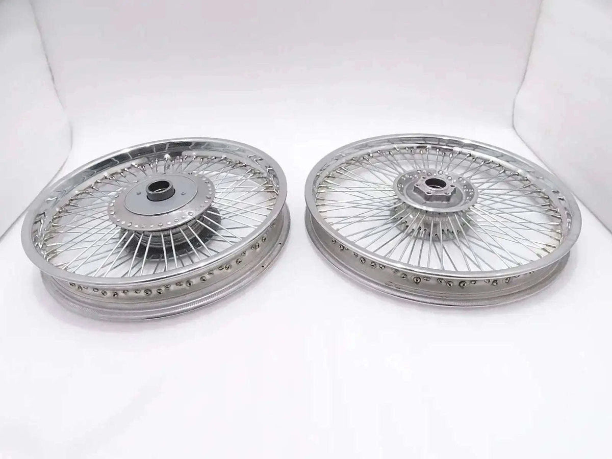 ROYAL ENFIELD 19" 80 SPOKES FRONT WHEEL RIM (disc) & 18" REAR rim (drum) - StellerGear
