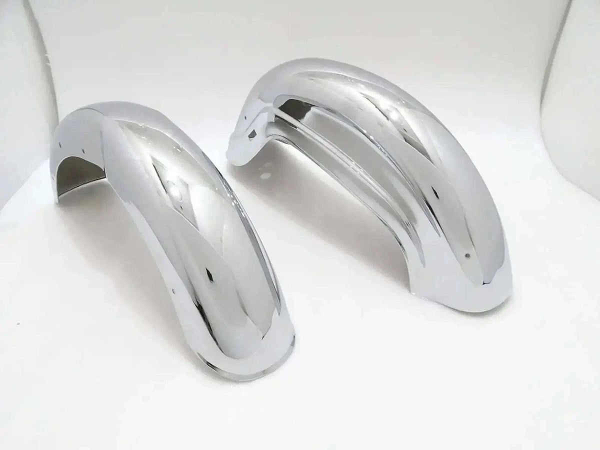 ROYAL ENFIELD CHROMED MUDGUARDS 350CC (pair) - StellerGear