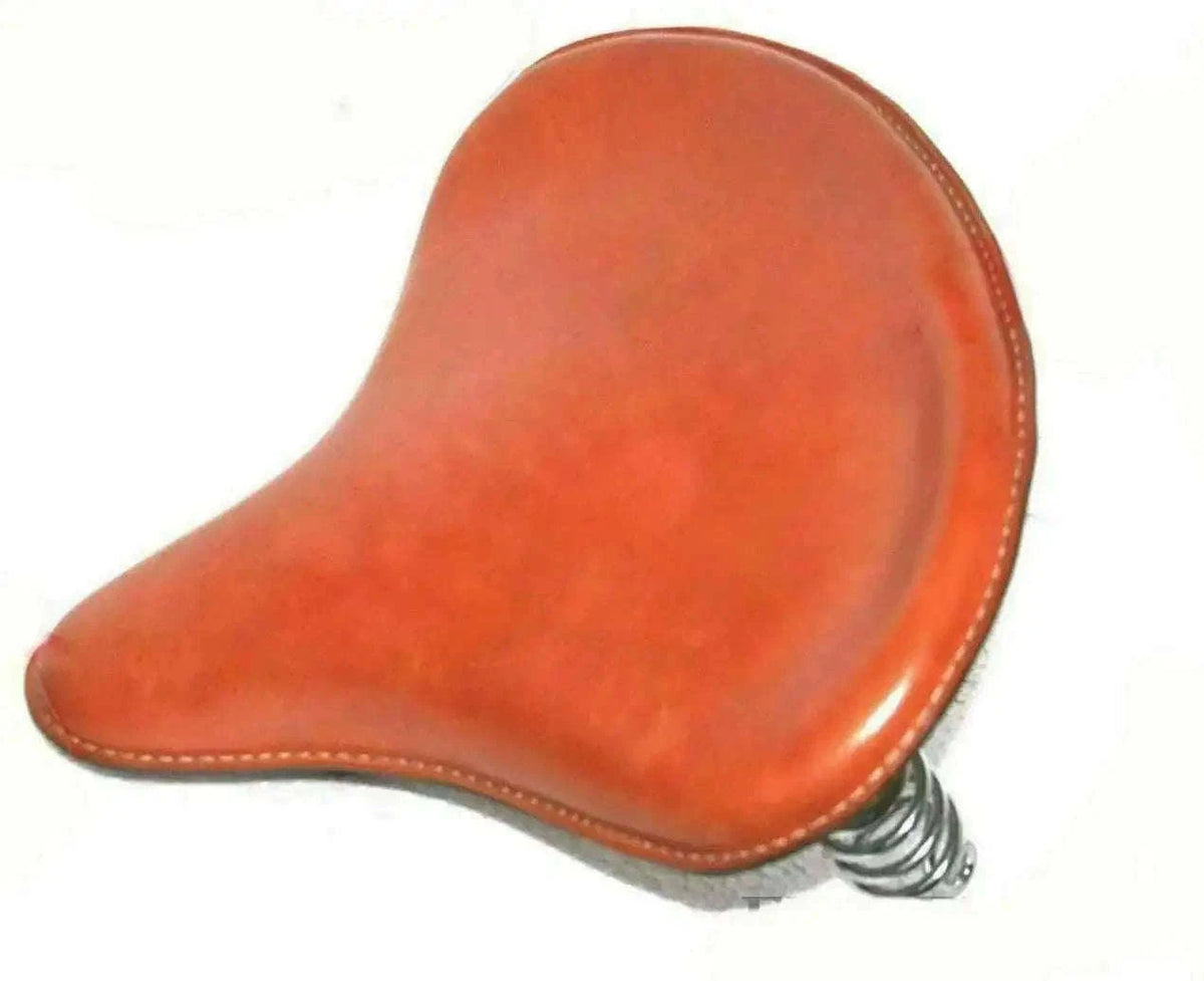 Royal Enfield Classic 500 C5 350cc Rider Front Seat with both side leather Brown - StellerGear