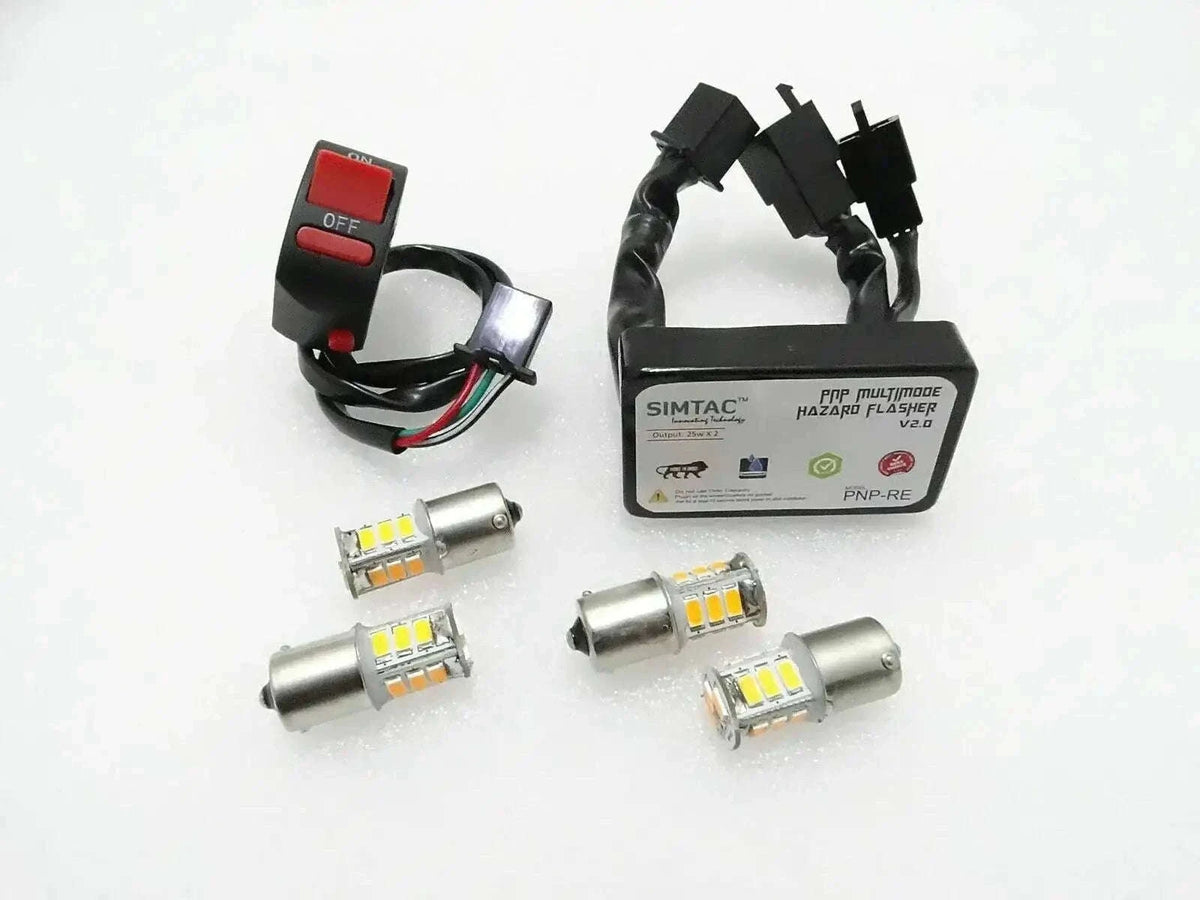 Royal Enfield Classic Uce Simtac Pnp Hazard Flasher 12v With Bulbs - StellerGear
