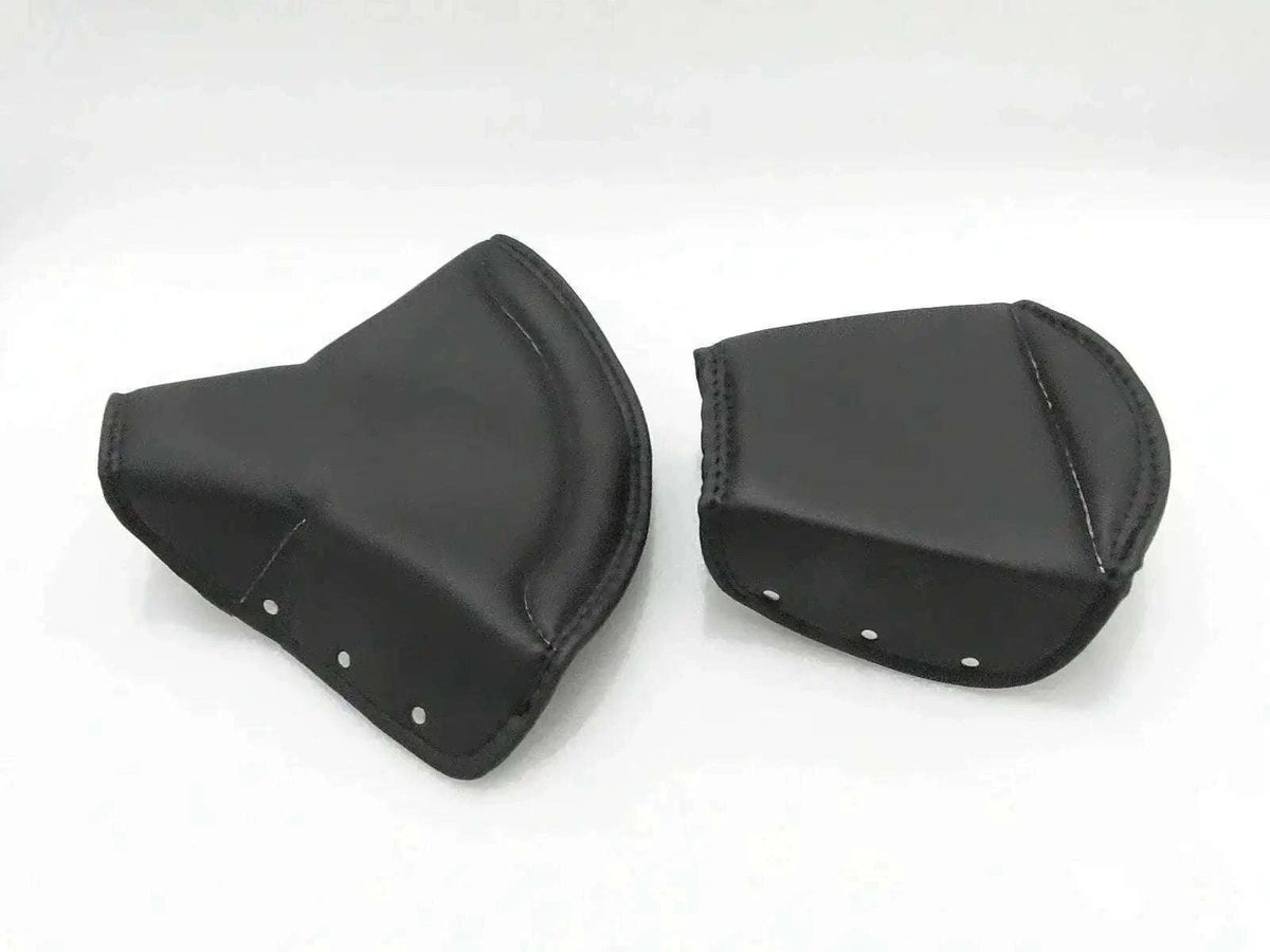 ROYAL ENFIELD FRONT AND REAR COMPLETE SEAT COVER SET BLACK - StellerGear