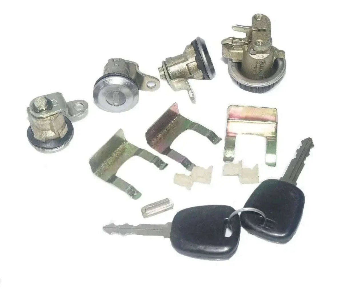 Suzuki Gypsy lock kit with metal components and keys