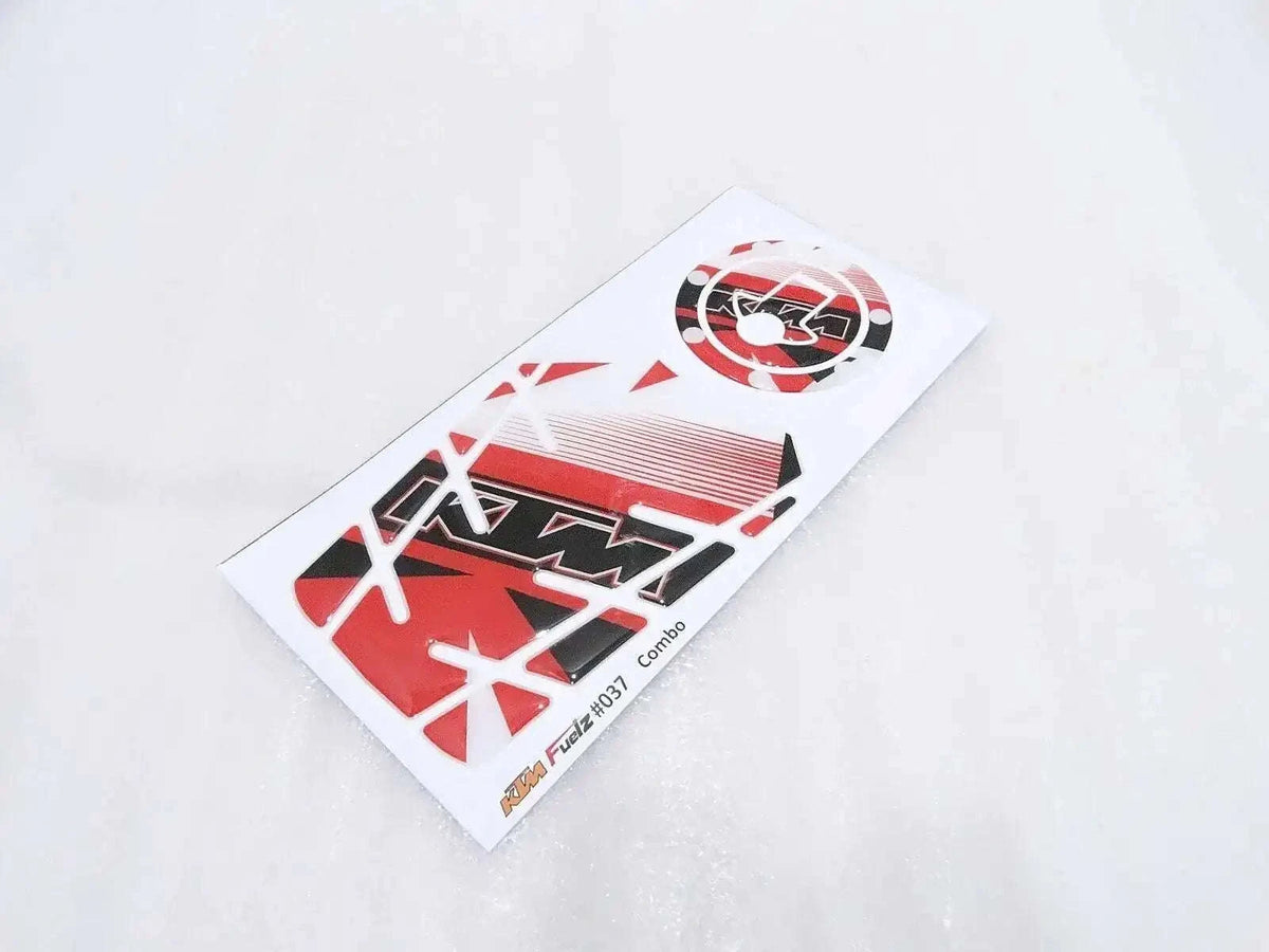 TANK PAD AND TANK FUEL CAP STICKER SUITABLE FOR KTM DUKE 200 300 - StellerGear