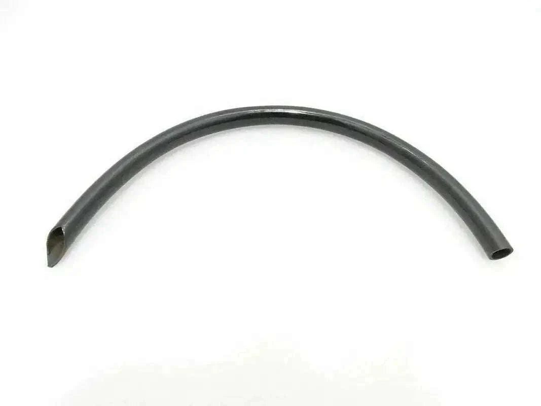 Curved black air intake hose with end fittings