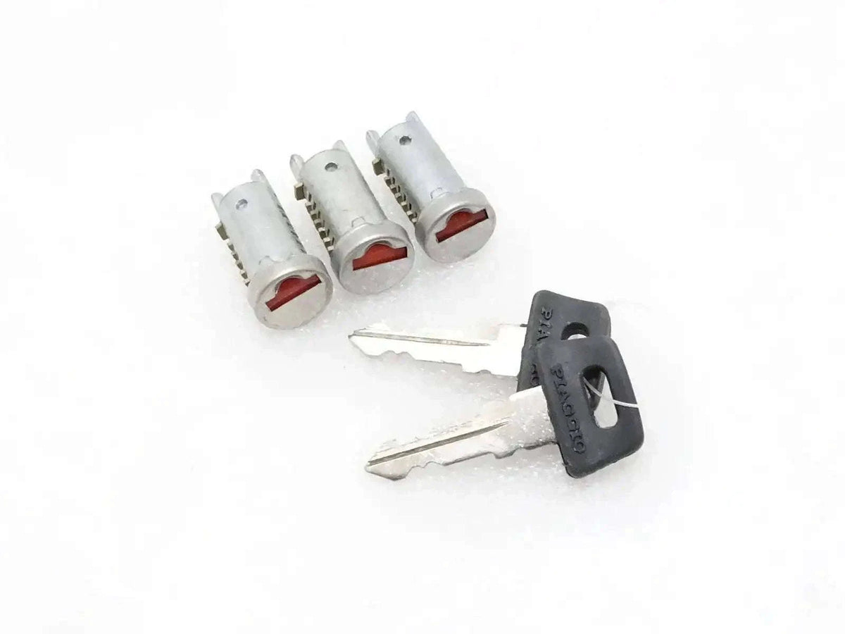 Vespa Steering & Tool Box Lock Barrel Set with 2 Keys