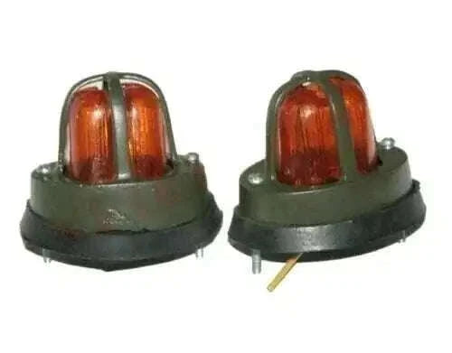 Willys Military Jeep Front & Rear Fender Lights & Grill Set