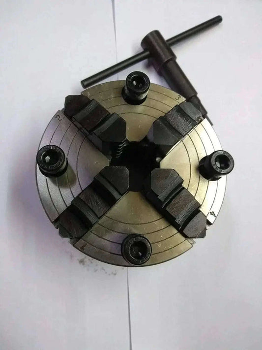 150mm Front Load 4 Jaw Independent Chuck (Front Mount) - StellerGear