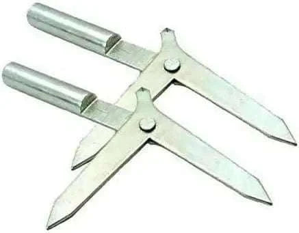 2pcs Set Of Round Bar Finder Head Dia 3/8 Double End Mechanical Center Finder - StellerGear