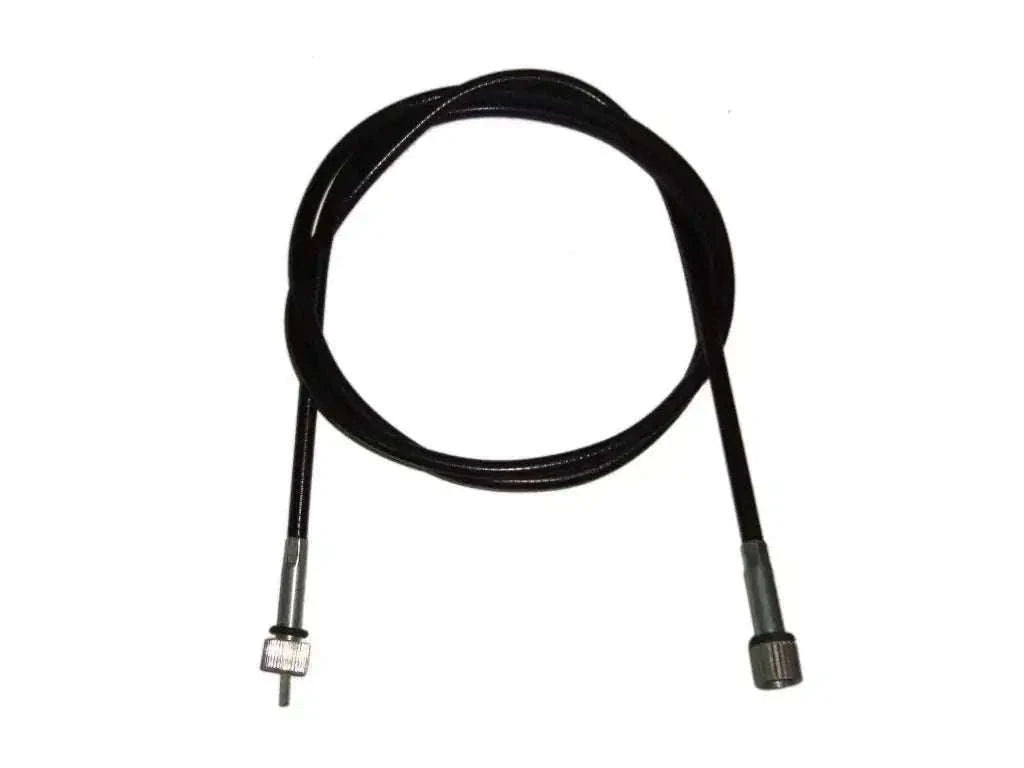 Black speedometer cable with metal end fittings