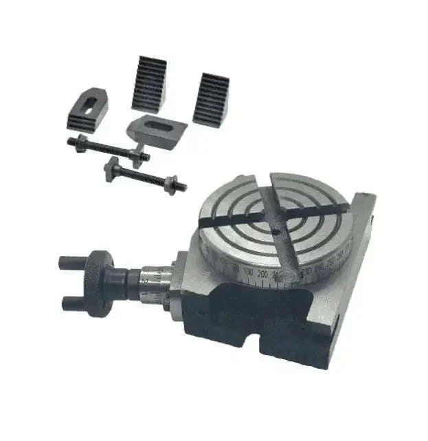 3" HORIZONTAL VERTICAL PRECISION ROTARY TABLE With Clamping Kit - StellerGear