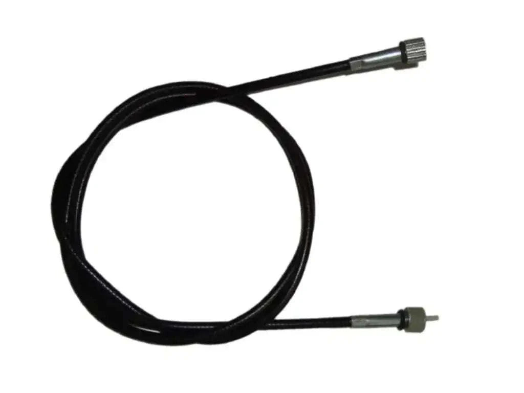 4' 6" speedometer cable with black housing and metal end fittings