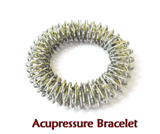 4pcs Acupressure Massage Bracelets for stress relief and wellness