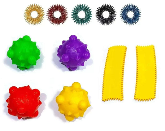4pcs Acupressure Sujok Ball & Comb Set - StellerGear