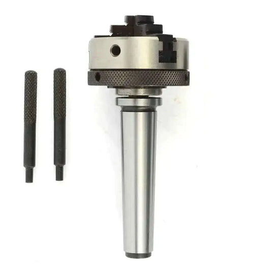 50mm 3 Jaw Mini Scroll Chuck Mt2 Mounting Shank 3/8 Drawbar Threaded 14 X 1 - StellerGear