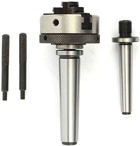 50mm 3 Jaw Mini Scroll Chuck With Mt3 Mounting Shank - StellerGear