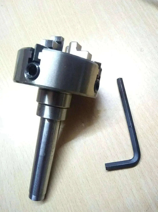 70MM 4 Jaw Independen T Chuck Mt2 Mounting Shank 3/8 Drawbar Threaded 14 X 1 - StellerGear