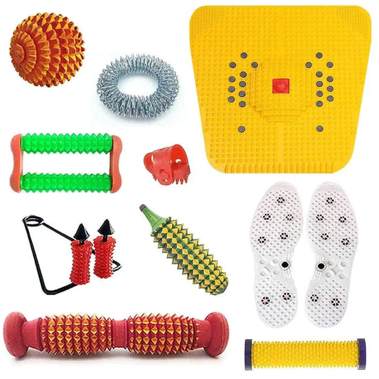 Acs Acupressure massager kit with multi-purpose roller and tools