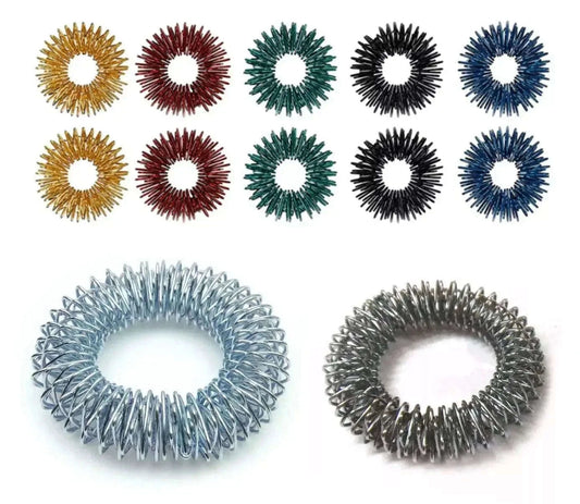 Acupressure Massage Bracelets and Sujok Rings set by StellerGear