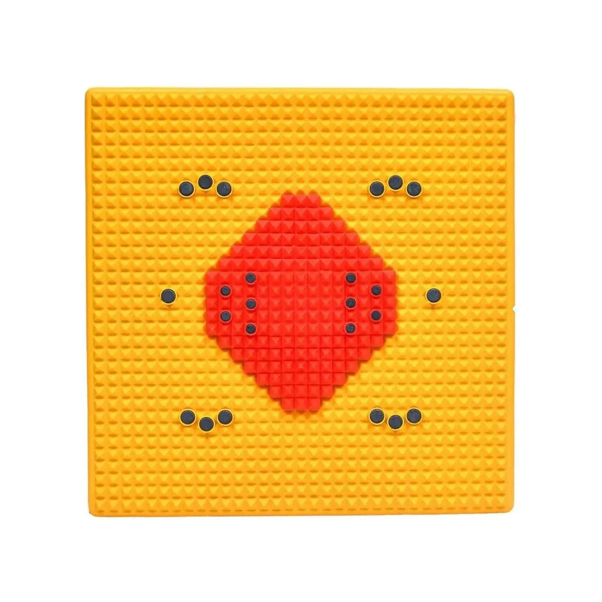 Acupressure mat with copper nodules designed for wellness and relaxation