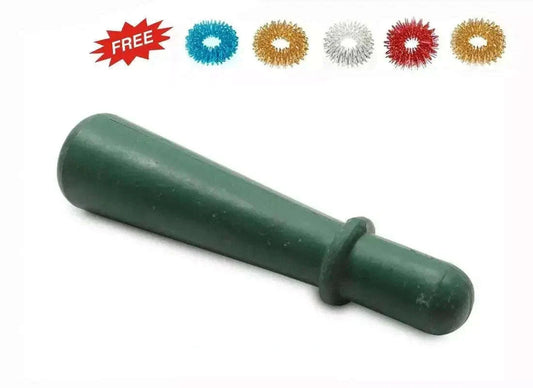 Acupressure Rubber Jimmy Hand Foot Body Massager with 5 Sujok Rings - StellerGear