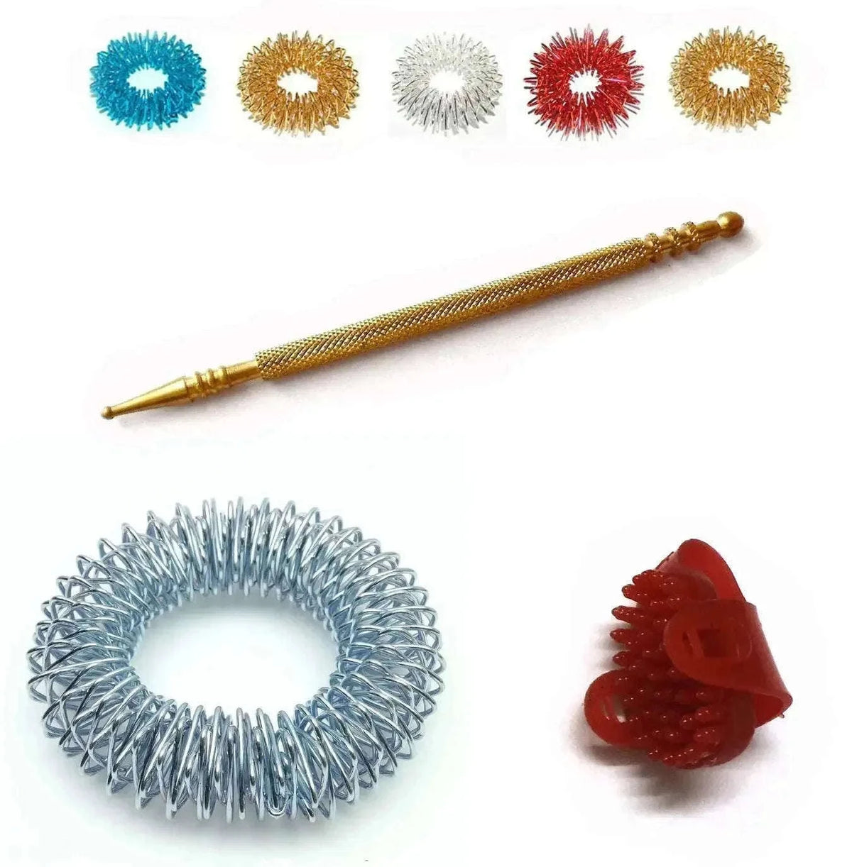 Acupressure Sujok Massage Rings and Tools by StellerGear