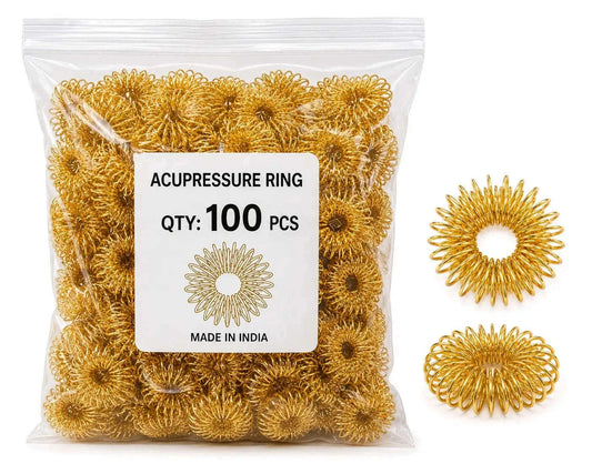 Acupressure Sujok Massage Rings in a pack of 100 for natural relief