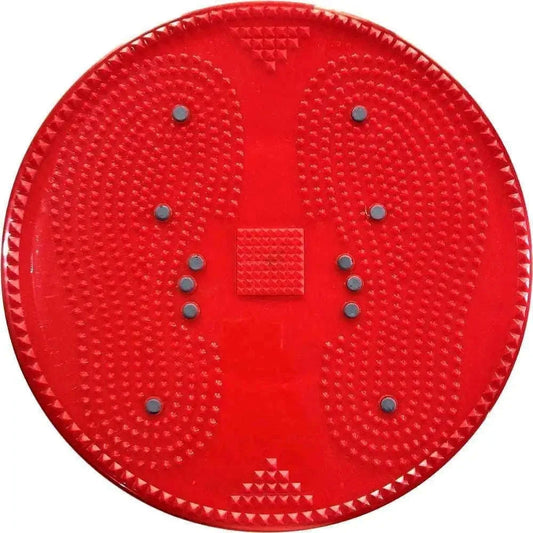 Red acupressure twister exercise machine Big Disc design