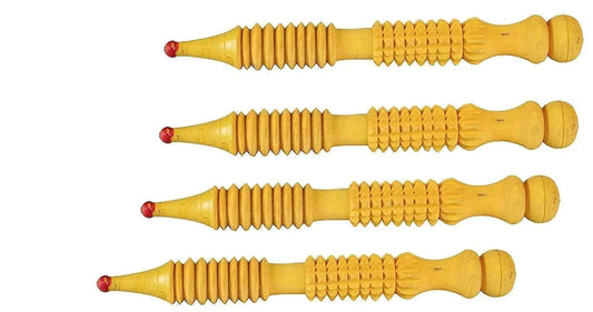 Acupressure Wooden Jimmy Roller Massager for hands and feet