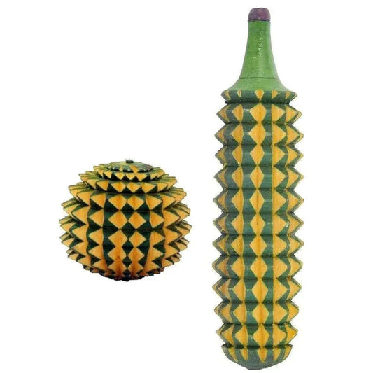Acupressure Wooden Karela Ball Combo Massager - relieve tension