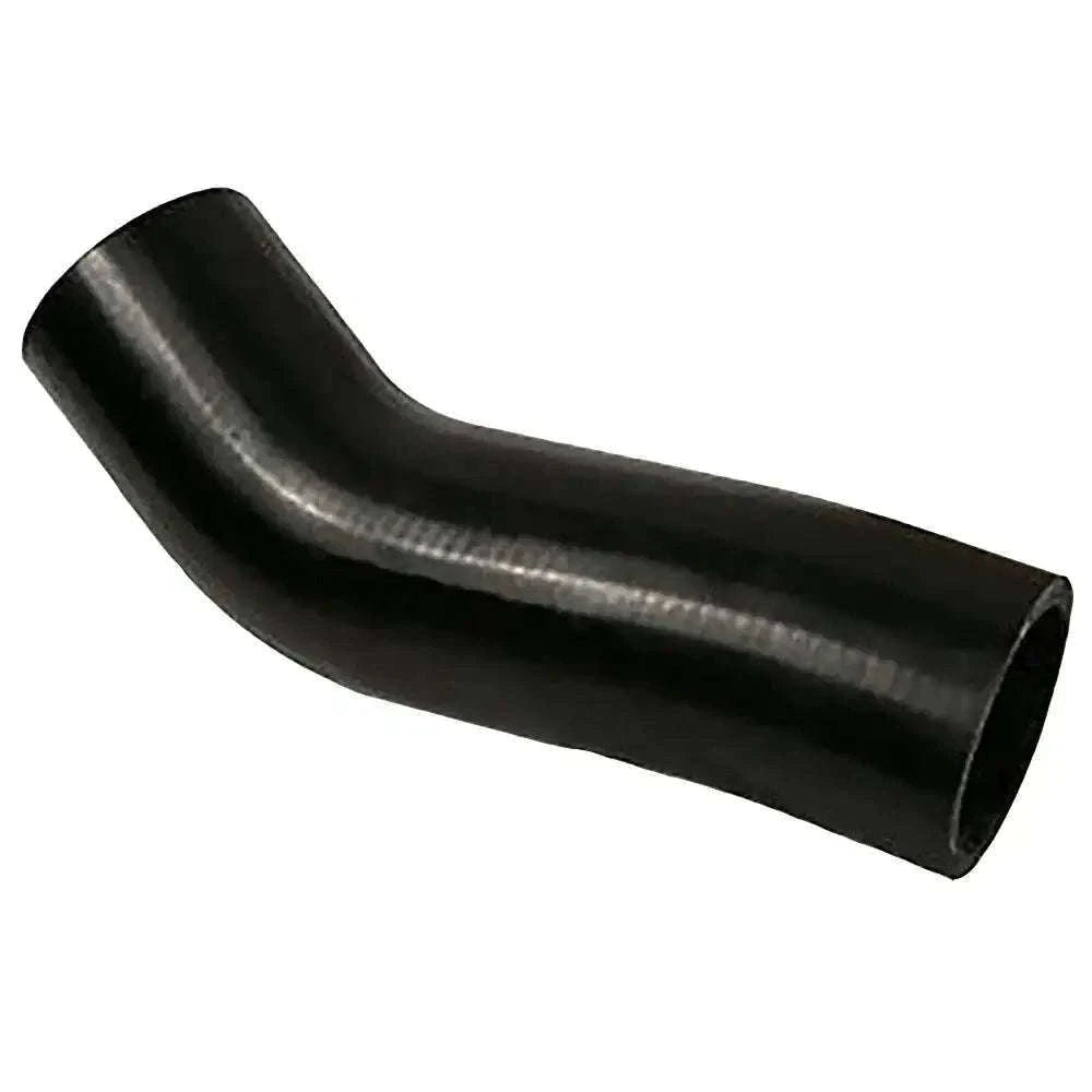 Air cleaner hose for Massey Ferguson models, black curved rubber tube