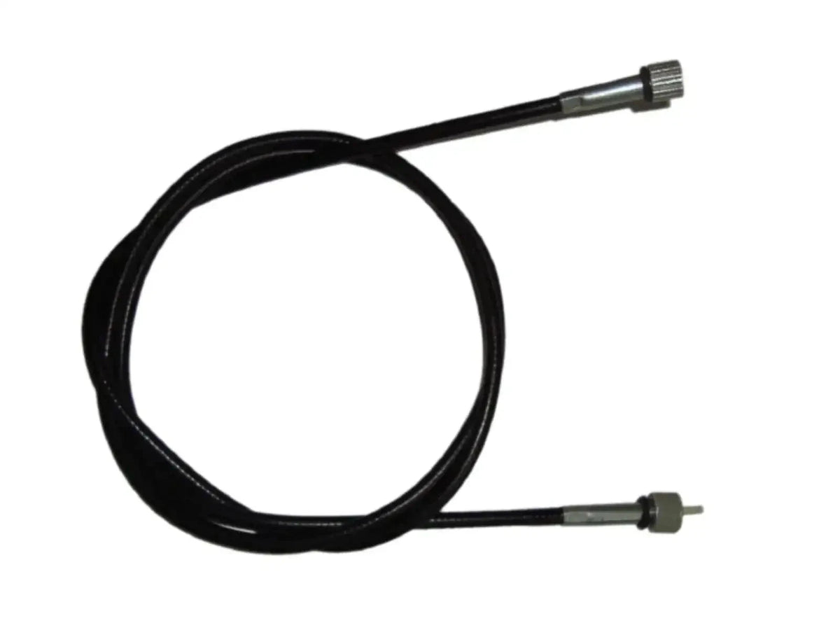 AJS & Matchless speedo cable with black housing and metal end fittings