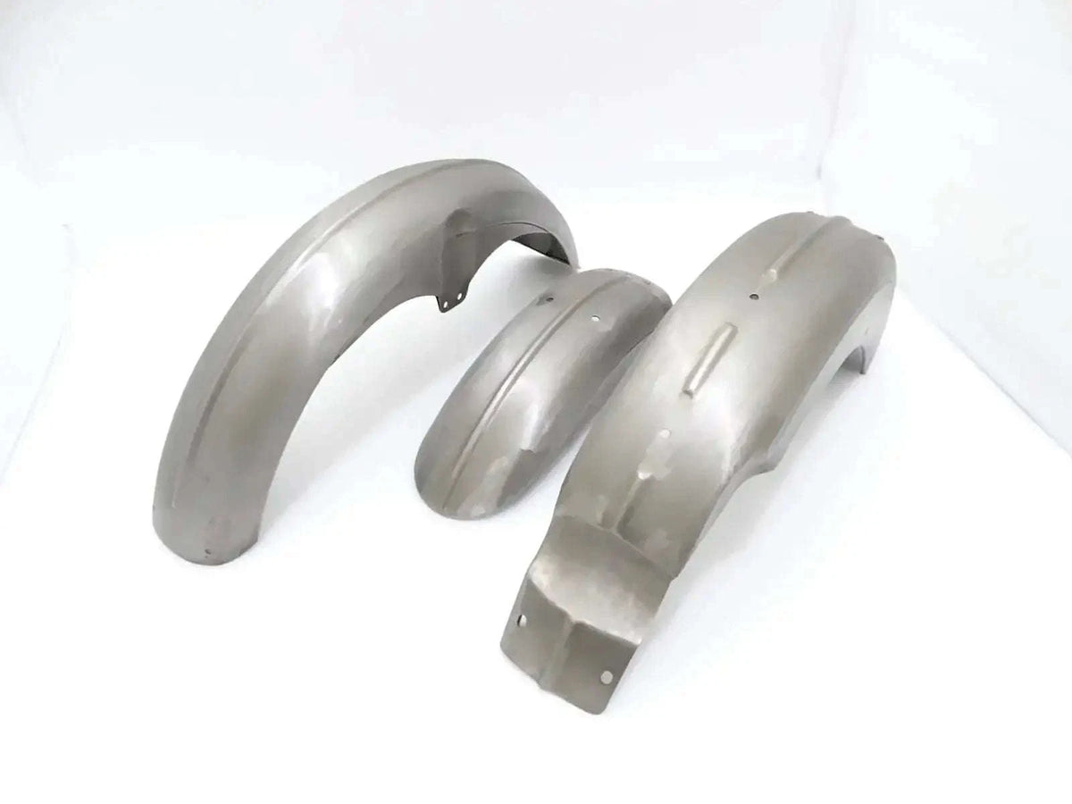 AJS MUDGUARDS RAW STEEL (REPRODUCTION) - StellerGear